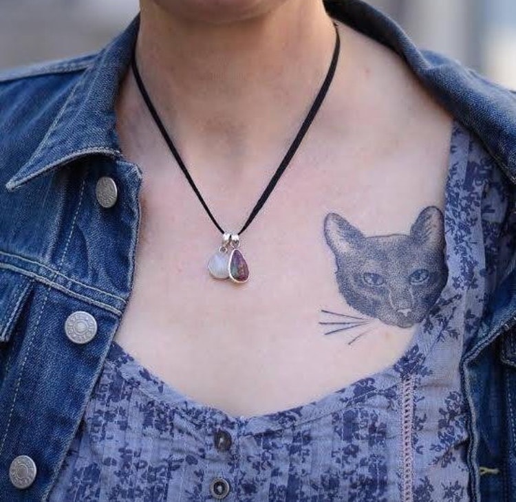 Tatoo final du chat Balkis panthere noire SerialBlogueuse