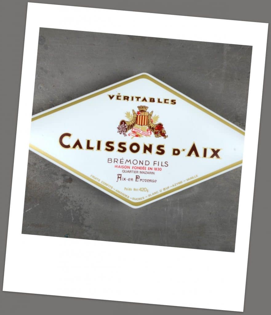 Les Confiseries fabriquées à Aix en Provence que l'on retrouve Maison Brémond à Bordeaux.