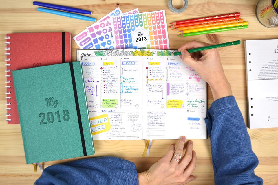 MyAgenda pour colorer, organiser, planifier et améliorer sa vie quotidienne.