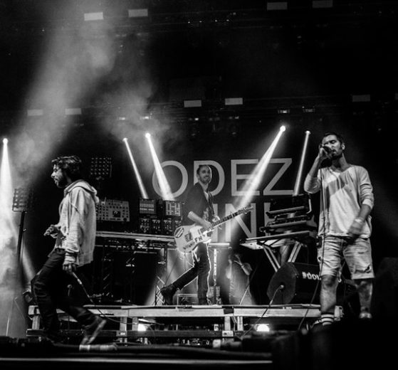 Odezenne on stage