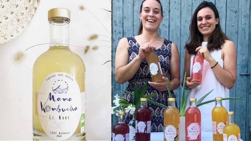 Lydie et Lucille les Mama's Kombucha
