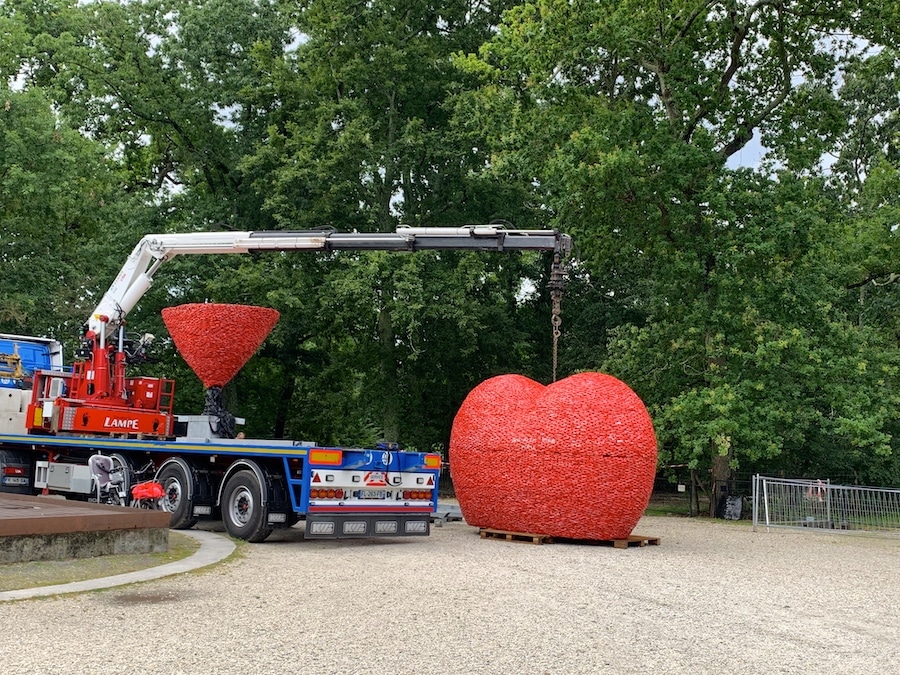 Installation du Abalone Heart à Bordeaux